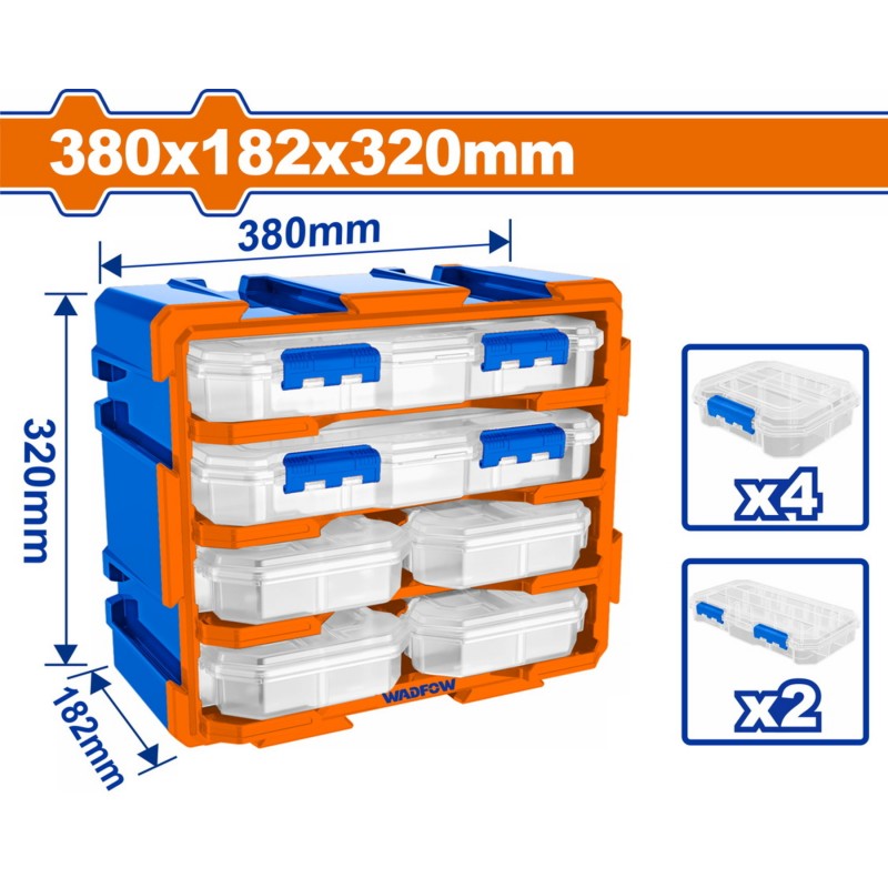 Συρταριέρα Αποθήκευσης WADFOW 380X182X320mm WTB8346